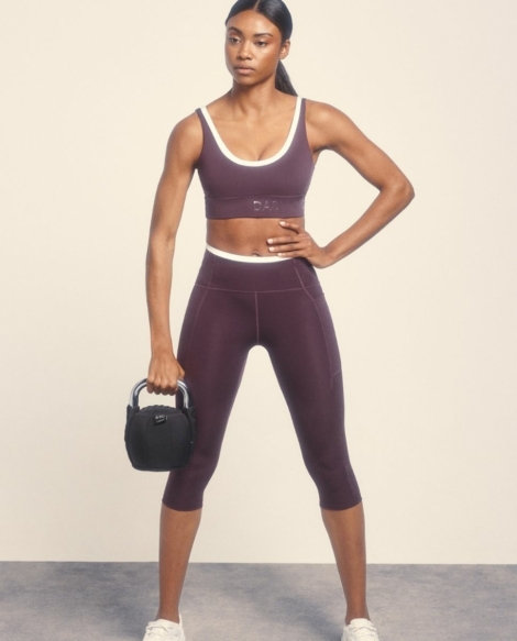 Sujetador deportivo 4D Stretch morado